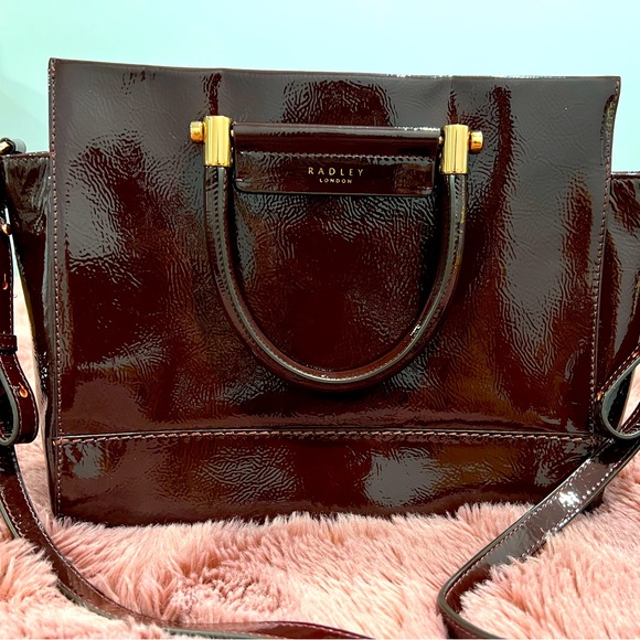 Rare Radley London Burgundy Convertible Handbag - Picture 7 of 7